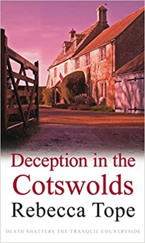 Book cover for "Deception in the Cotswolds" by Rebecca Tope