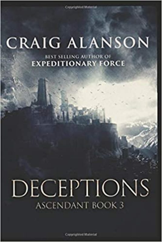 Book cover for "Deceptions" by Craig Alanson