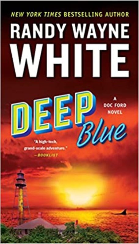 Book cover for "Deep Blue" by Randy Wayne White
