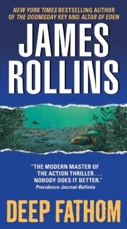 Book cover for "Deep Fathom" by James Rollins