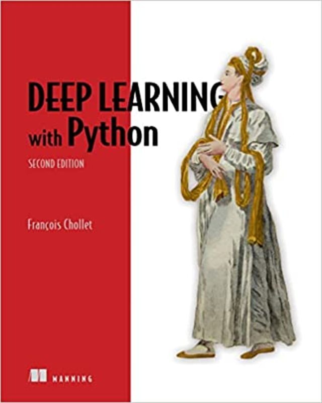 Book cover for "Deep Learning with Python" by Francois Chollet
