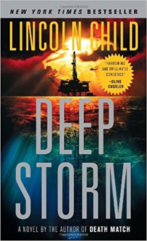 Book cover for "Deep Storm" by Lincoln Child