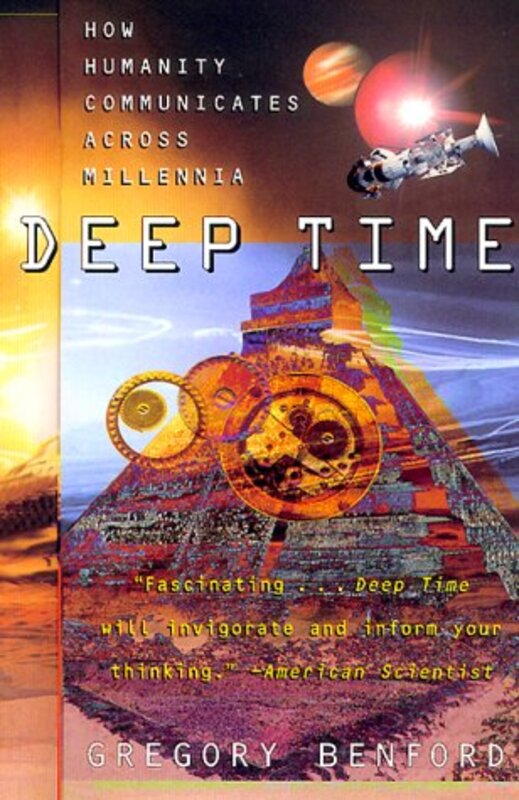 Book cover for "Deep Time" by Gregory Benford