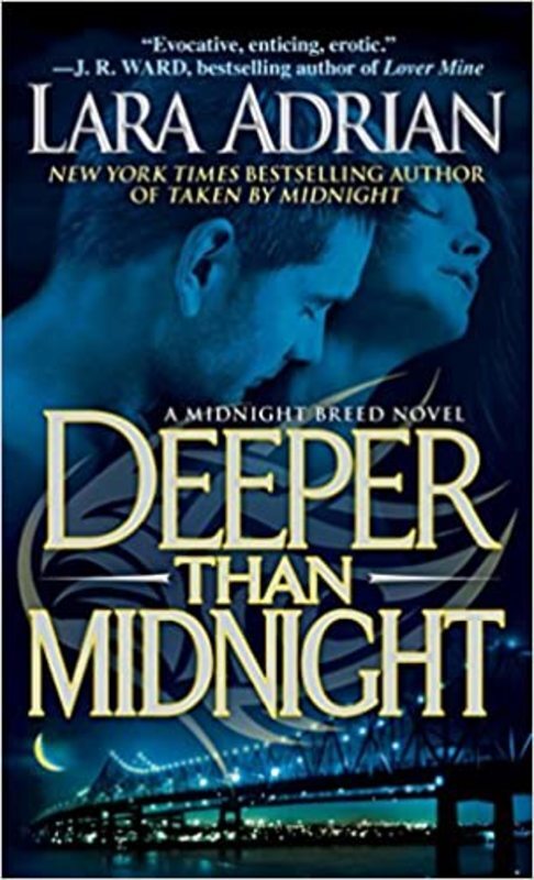 Book cover for "Deeper Than Midnight" by Lara Adrian