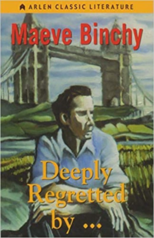 Book cover for "Deeply Regretted by . . ." by Maeve Binchy