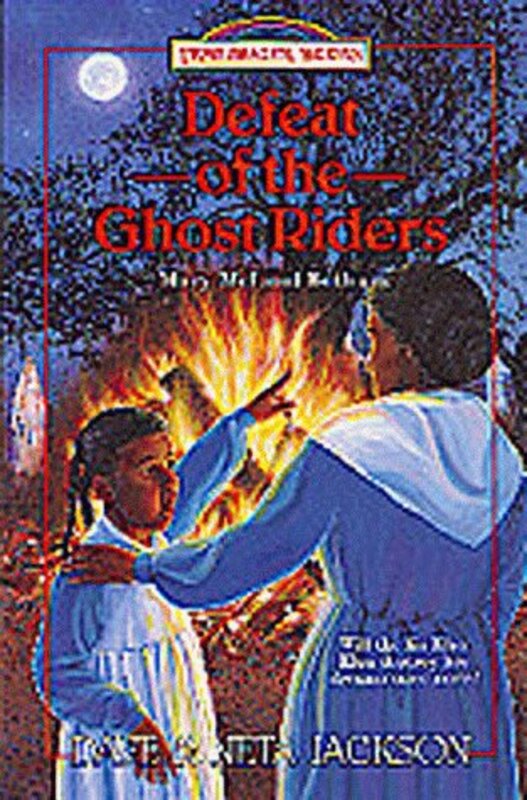 Book cover for "Defeat of the Ghost Riders" by Dave and Neta Jackson