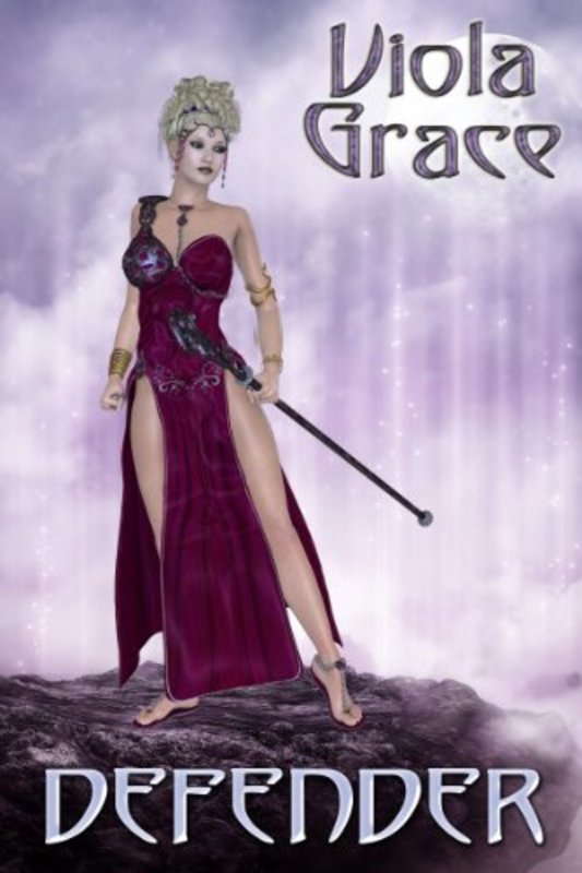 Book cover for "Defender" by Viola Grace
