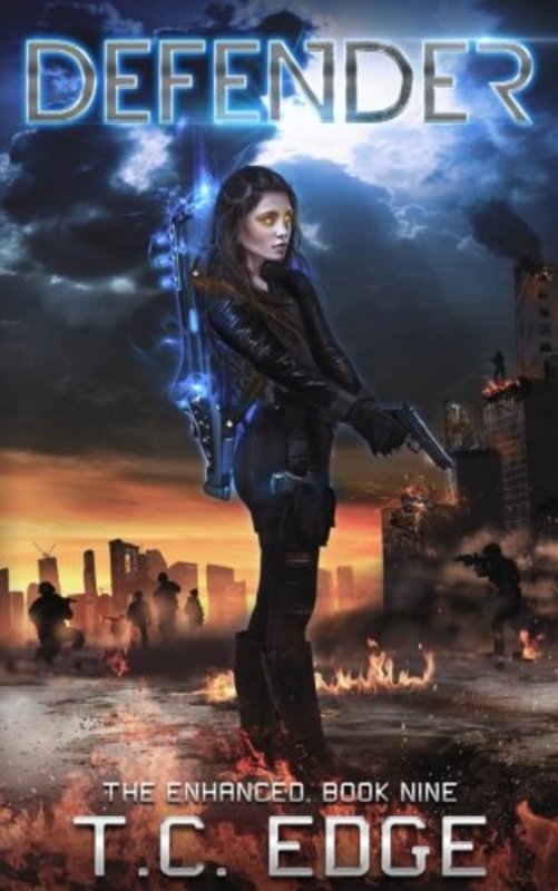 Book cover for "Defender" by TC Edge