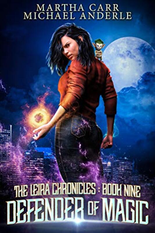 Book cover for "Defender of Magic" by Martha Carr