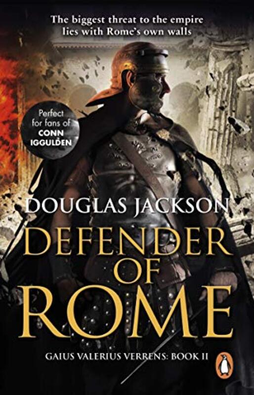 Book cover for "Defender of Rome" by Douglas Jackson