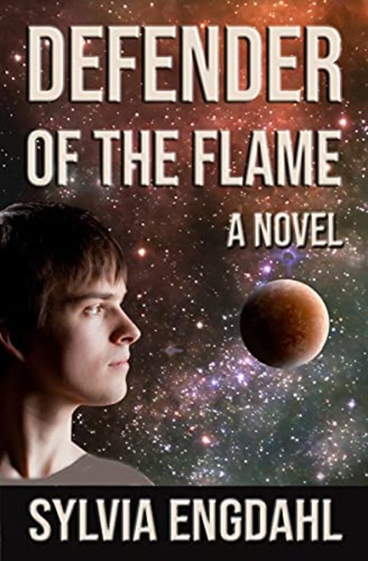 Book cover for "Defender of the Flame" by Sylvia Engdahl