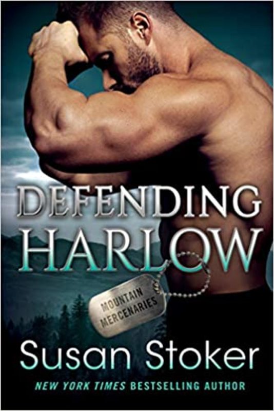 Book cover for "Defending Harlow" by Susan Stoker