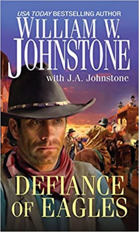 Book cover for "Defiance of Eagles" by J A Johnstone