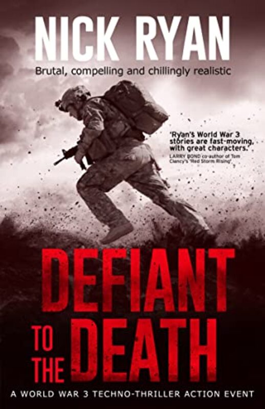 Book cover for "Defiant to the Death" by Nick Ryan