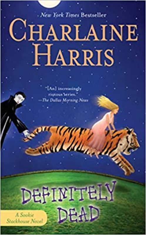 Book cover for "Definitely Dead" by Charlaine Harris Schulz