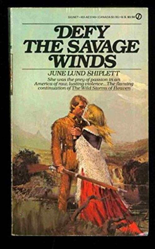 Book cover for "Defy the Savage Winds" by June Lund Shiplett