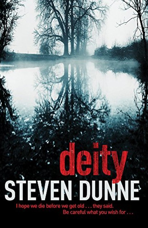 Book cover for "Deity" by Steven Dunne