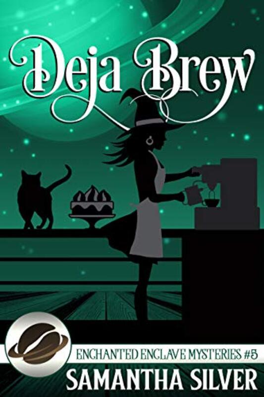 Book cover for "Deja Brew" by Samantha Silver