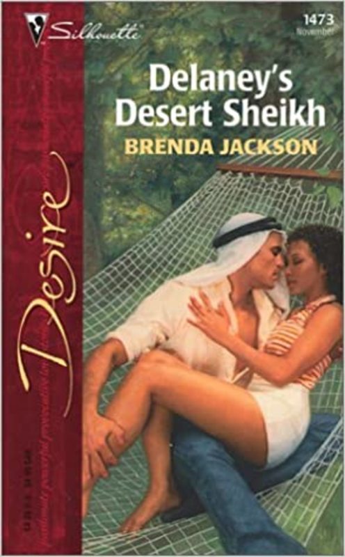 Book cover for "Delaney's Desert Sheikh" by Brenda Jackson