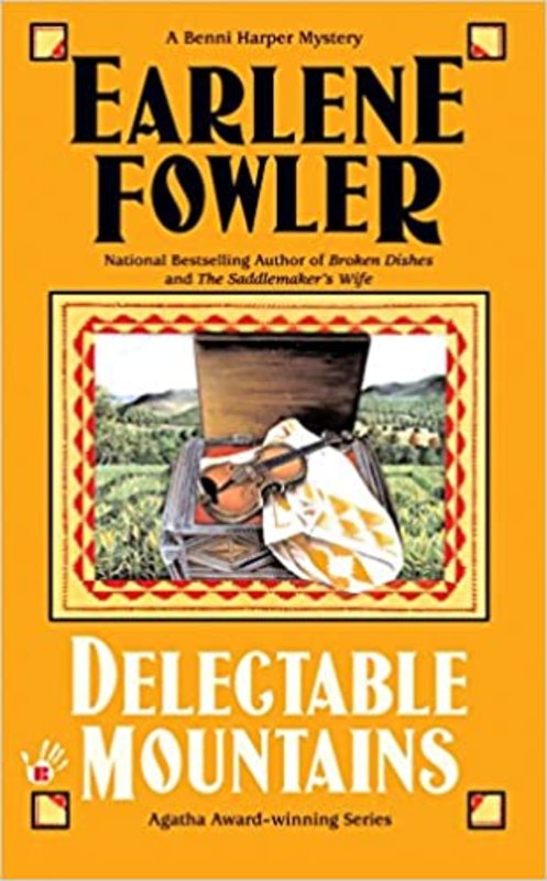 Book cover for "Delectable Mountains" by Earlene Fowler