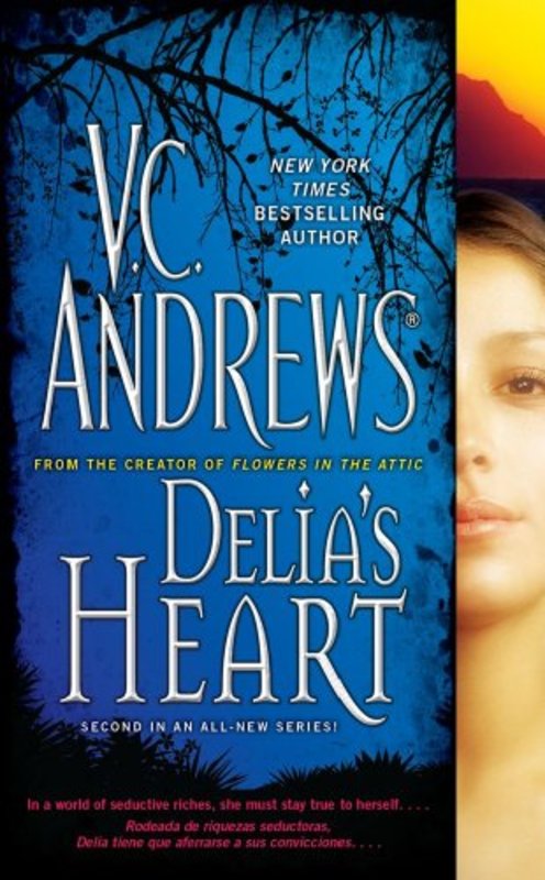 Book cover for "Delia's Heart" by V. C. Andrews