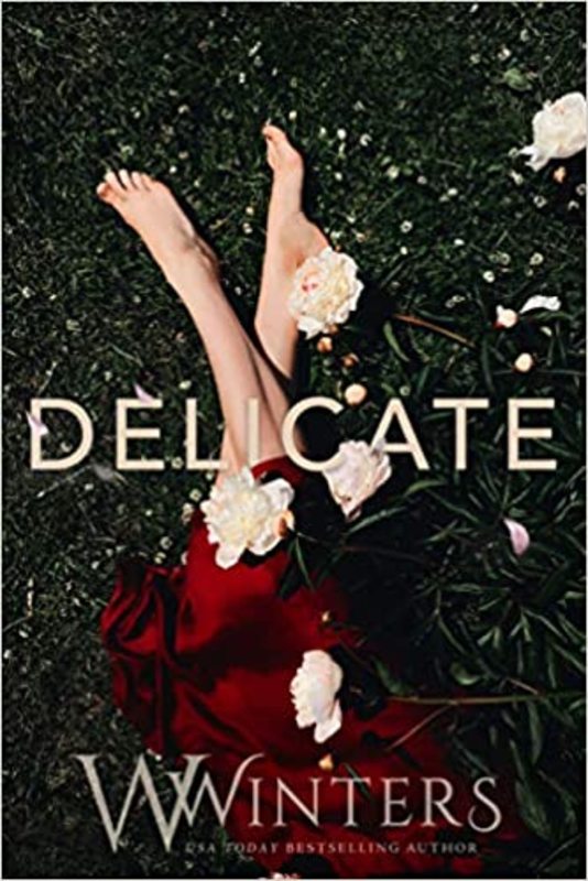 Book cover for "Delicate" by Willow Winters