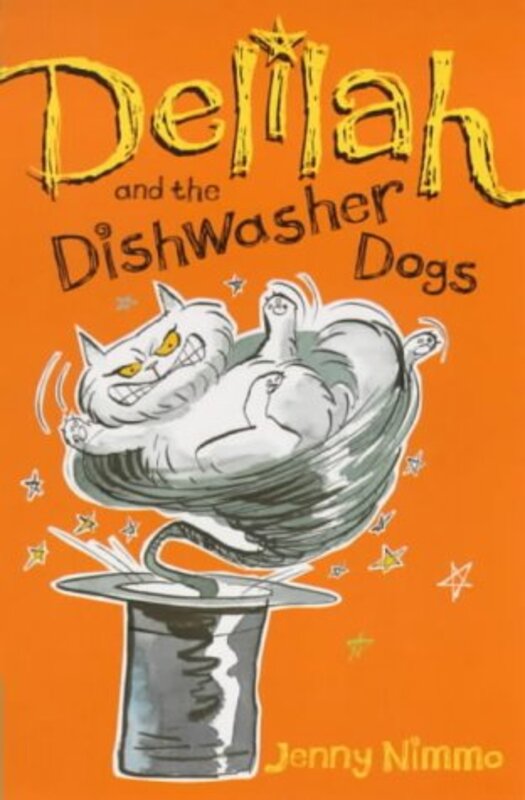Book cover for "Delilah and the Dishwasher Dogs" by Jenny Nimmo