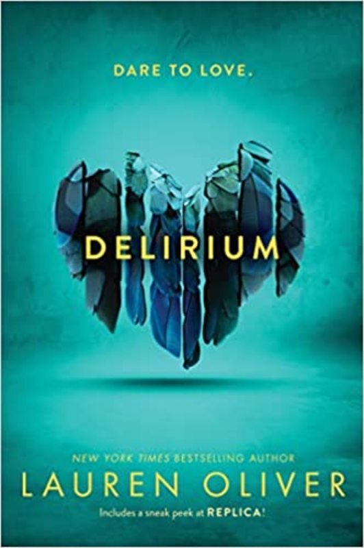 Book cover for "Delirium" by Lauren Oliver
