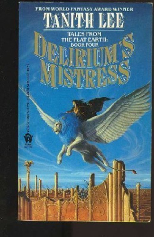 Book cover for "Delirium's Mistress" by Tanith Lee