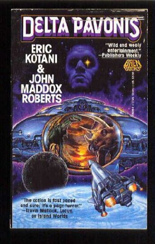Book cover for "Delta Pavonis" by John Maddox Roberts