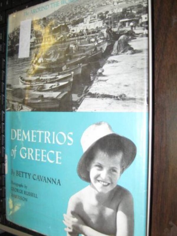 Book cover for "Demetrios Of Greece" by Betsy Allen