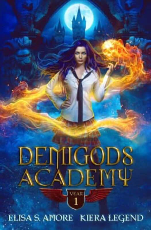 Book cover for "Demigods Academy - Year One" by Elisa S Amore