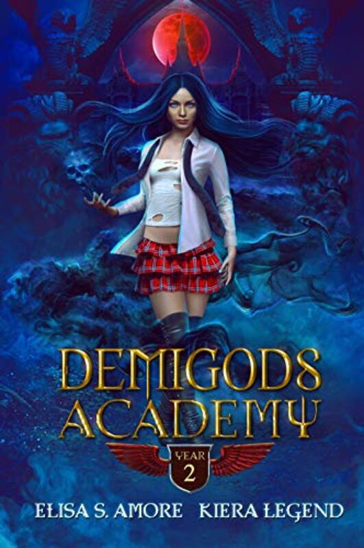 Book cover for "Demigods Academy - Year Two" by Elisa S Amore