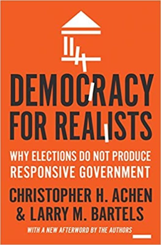 Book cover for "Democracy for Realists" by Christopher H. Achen