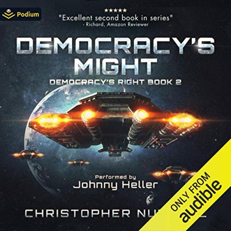 Book cover for "Democracy's Might" by Christopher G Nuttall