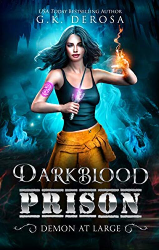 Book cover for "Demon At Large" by GK DeRosa