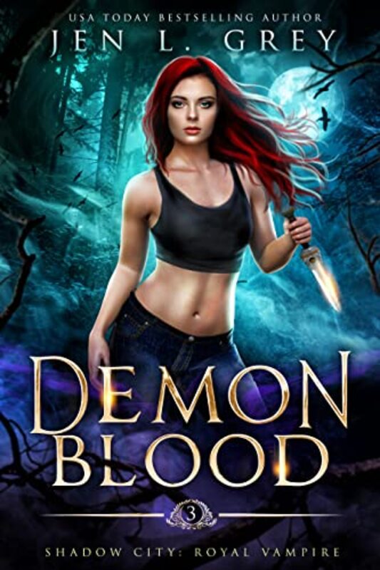 Book cover for "Demon Blood" by Jen L Grey