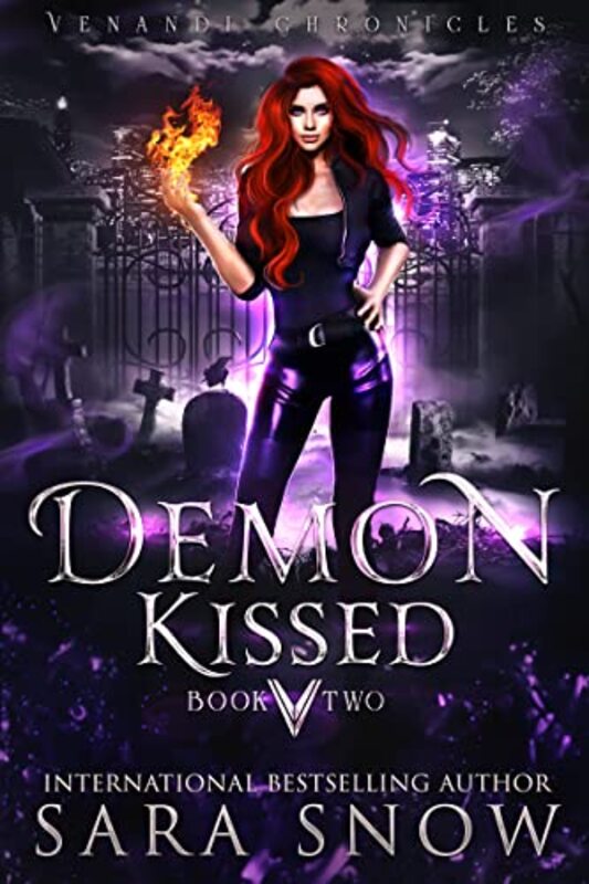 Book cover for "Demon Kissed" by Sara Snow