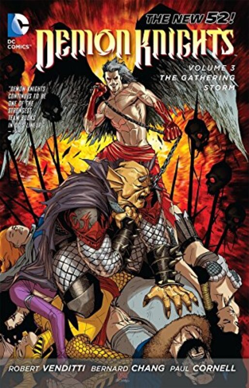 Book cover for "Demon Knights, Volume 3" by Paul Cornell