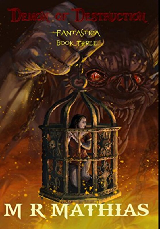 Book cover for "Demon of Destruction" by M R Mathias