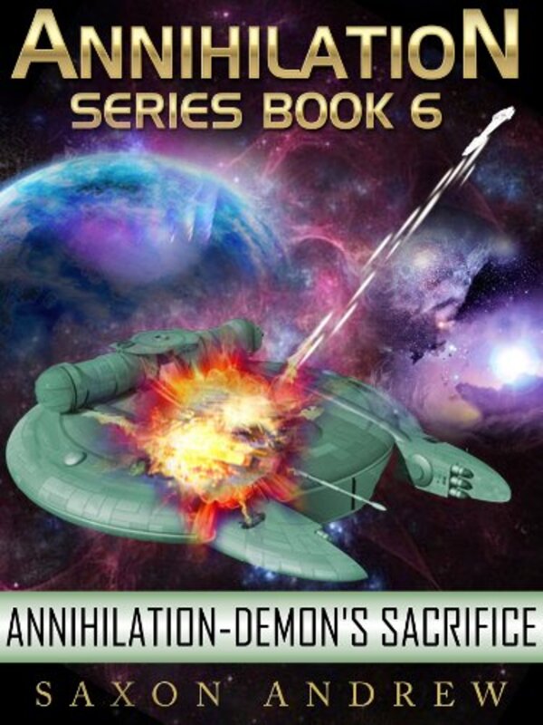 Book cover for "Demon's Sacrifice" by Saxon Andrew