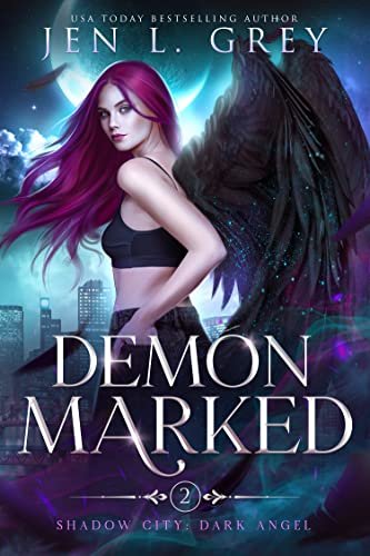 Book cover for "Demon Marked" by Jen L Grey