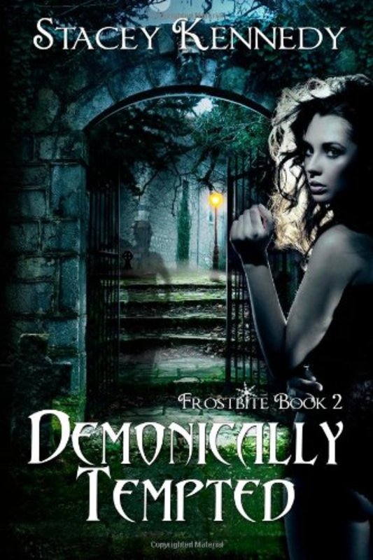 Book cover for "Demonically Tempted" by Stacey Kennedy