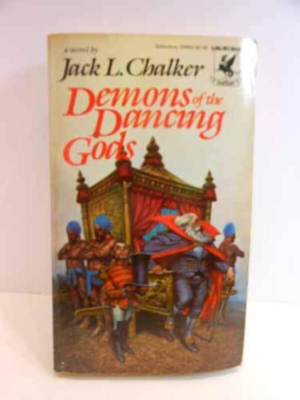Book cover for "Demons of the Dancing Gods" by Jack L Chalker