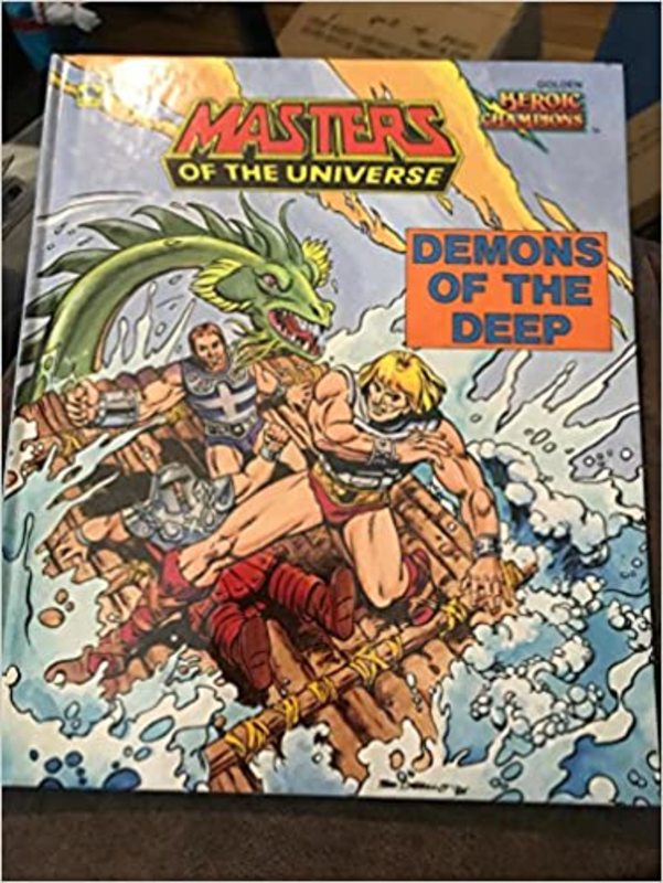 Book cover for "Demons of the Deep" by R.L. Stine