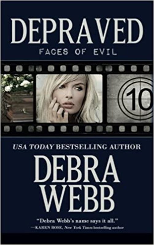 Book cover for "Depraved" by Debra Webb