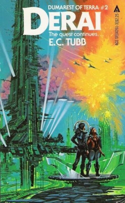 Book cover for "Derai / The Death Zone" by EC Tubb