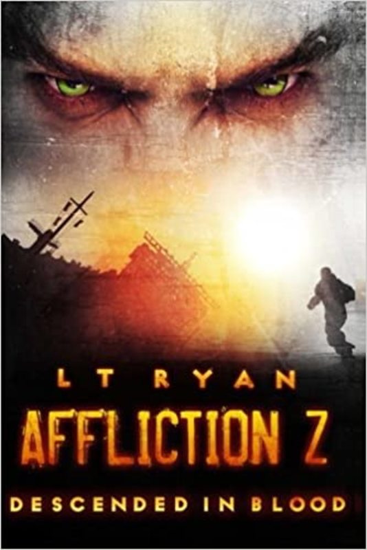 Book cover for "Descended in Blood" by LT Ryan