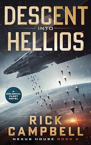 Book cover for "Descent Into Hellios" by Rick Campbell