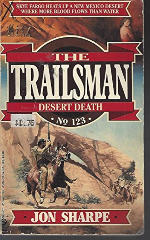 Book cover for "Desert Death" by Jon Sharpe